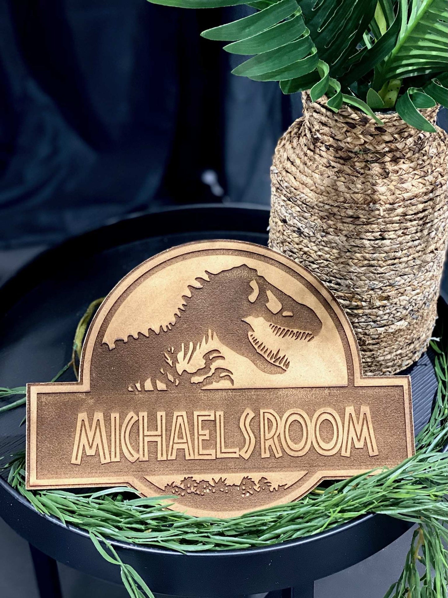 Jurassic World Door Sign