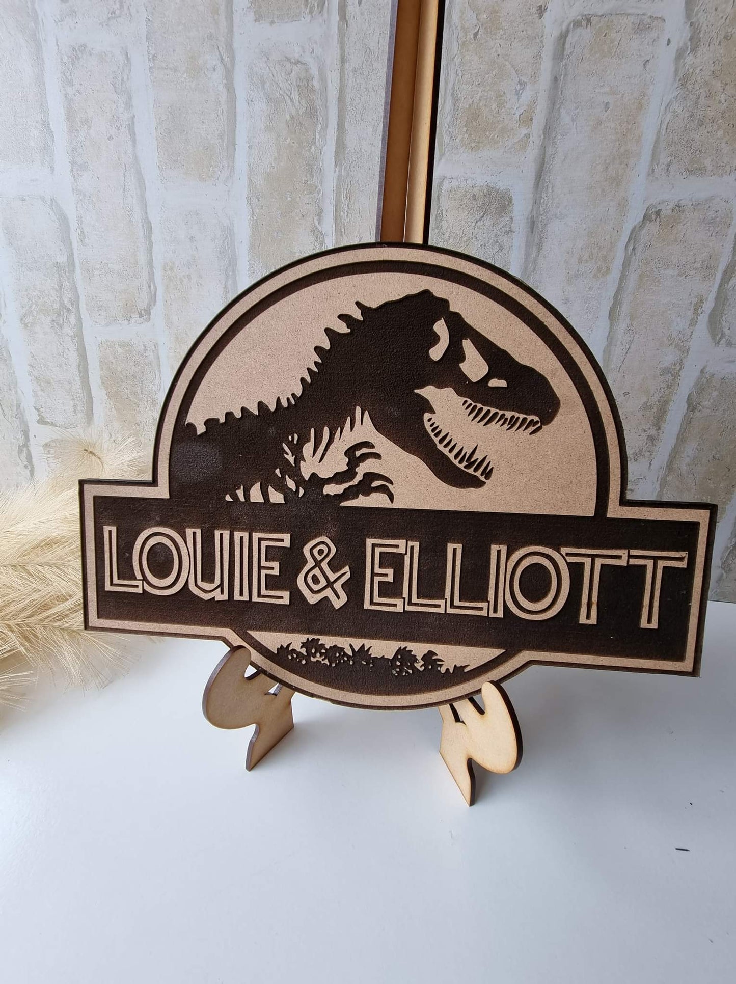 Jurassic World Door Sign