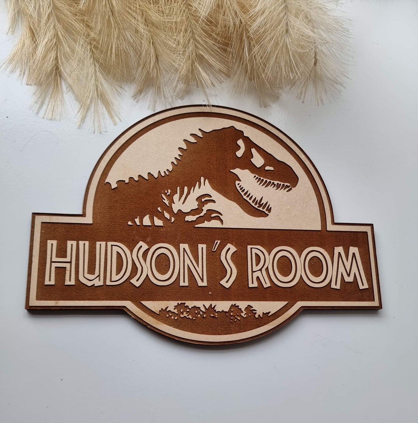 Jurassic World Door Sign