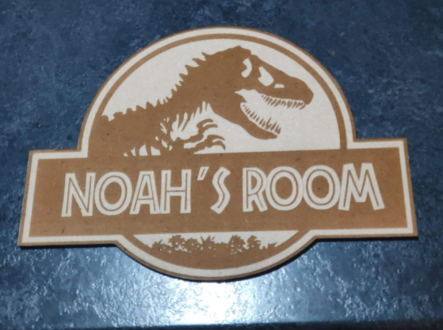 Jurassic World Door Sign